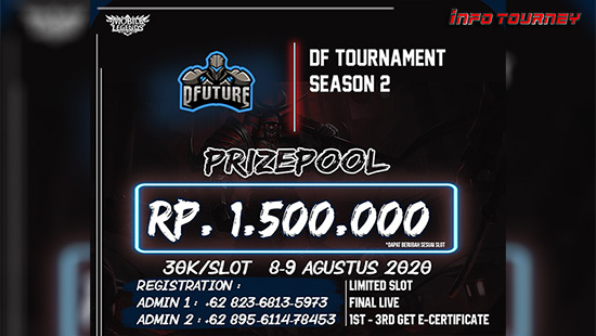 turnamen ml mlbb mole mobile legends agustus 2020 df season 2 logo