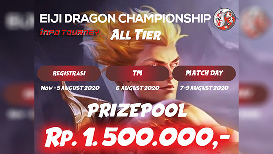 turnamen ml mlbb mole mobile legends agustus 2020 eiji dragon championship logo