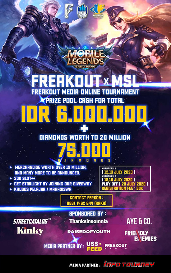 turnamen ml mlbb mole mobile legends juli 2020 umb esport freakout media poster 1 1