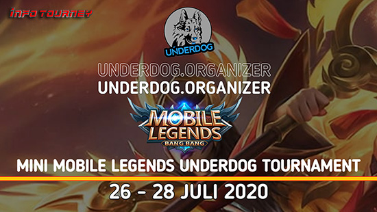 turnamen ml mlbb mole mobile legends juli 2020 underdog organizer season 1 logo