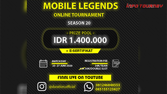 turnamen ml mlbb mole mobile legends juni 2020 duration season 20 logo 1
