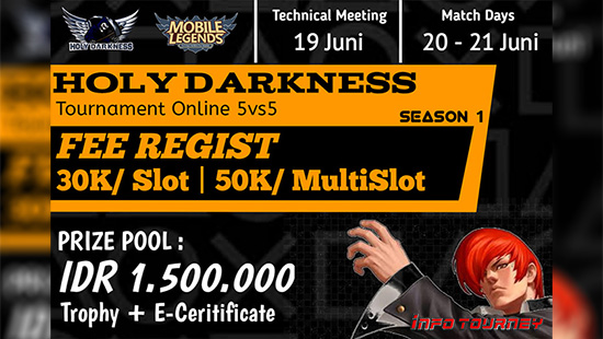 turnamen ml mlbb mole mobile legends juni 2020 holy darkness season 1 logo