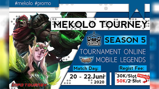 turnamen ml mlbb mole mobile legends juni 2020 mekolo season 5 logo