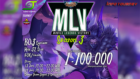 turnamen ml mlbb mole mobile legends juni 2020 mlv season 3 logo