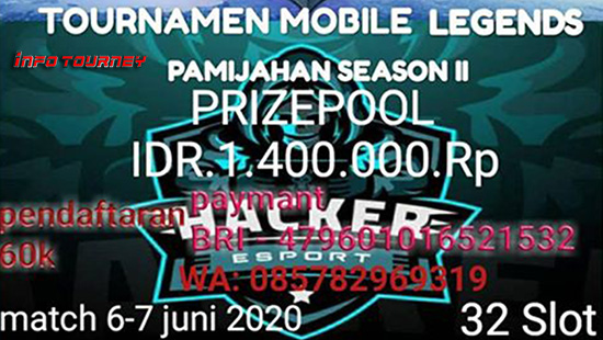 turnamen ml mlbb mole mobile legends juni 2020 pamijahan season 2 logo 1
