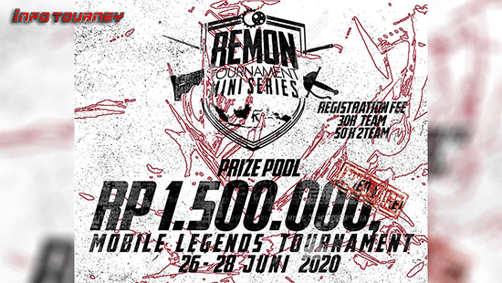 turnamen ml mlbb mole mobile legends juni 2020 remon organizer season 16 logo
