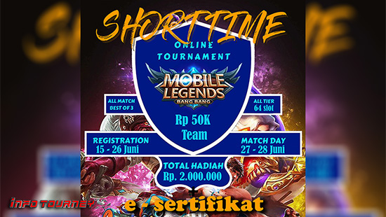 turnamen ml mlbb mole mobile legends juni 2020 short time season 1 logo