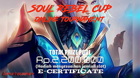 turnamen ml mlbb mole mobile legends juni 2020 soul rebel cup 2020 logo