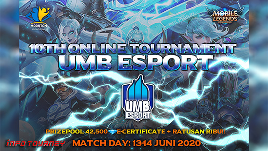 turnamen ml mlbb mole mobile legends juni 2020 umb esport logo