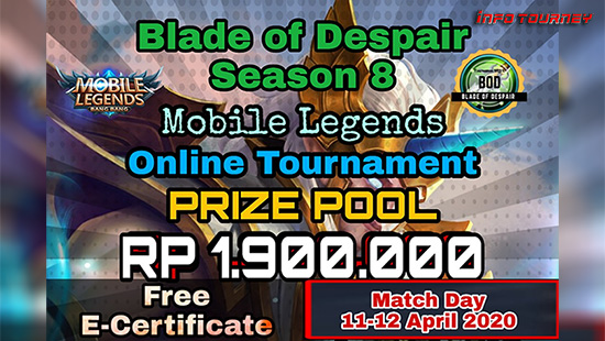 turnamen ml mlbb mole mobile legends april 2020 blade of despair season 8 logo