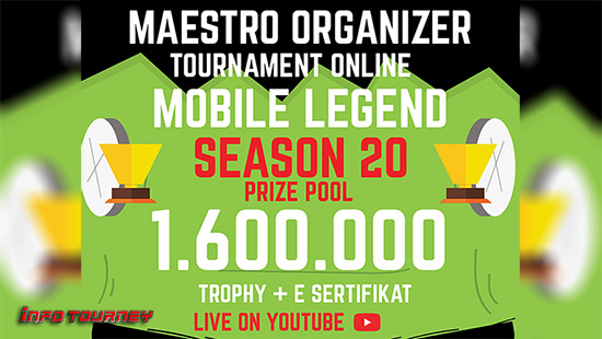 turnamen ml mlbb mole mobile legends april 2020 maestro organizer season 20 logo
