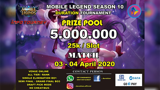 turnamen ml mlbb mole mobile legends april duration official season 10 logo