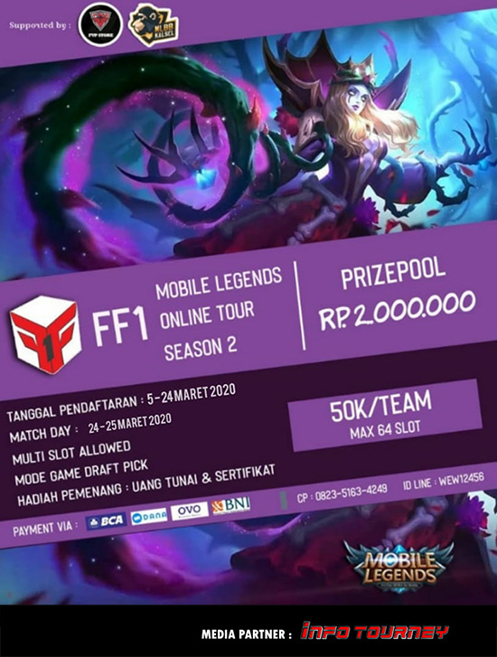 turnamen ml mlbb mole mobile legends maret 2020 ff1 season 2 poster 1