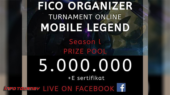 turnamen ml mlbb mole mobile legends maret 2020 fico organizer season 1 logo