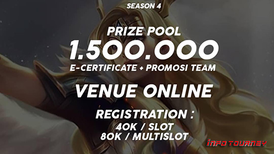 turnamen ml mlbb mole mobile legends maret 2020 jasper organizer season 4 logo