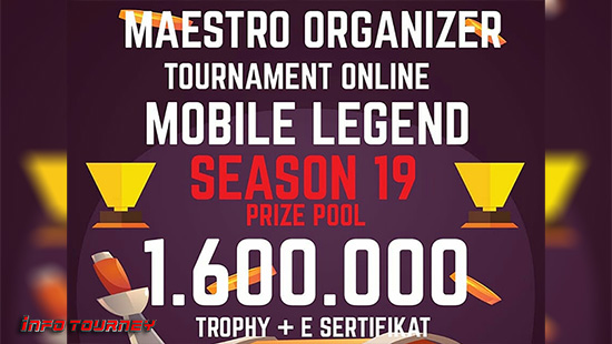 turnamen ml mlbb mole mobile legends maret 2020 maestro organizer season 19 logo