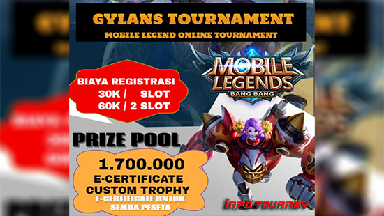 turnamen ml mlbb mole mobile legends juni 2020 gylans organizer season 4 logo