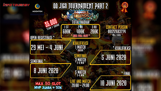 turnamen ml mlbb mole mobile legends juni 2020 qq jigo season 2 logo