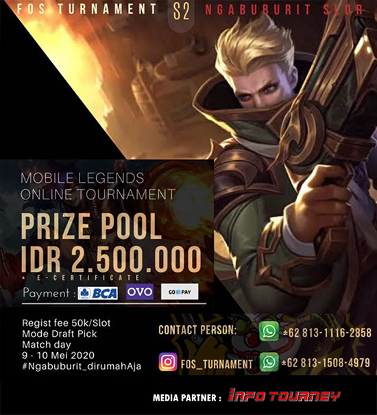 turnamen ml mlbb mole mobile legends mei 2020 fos ngabuburit season 2 poster