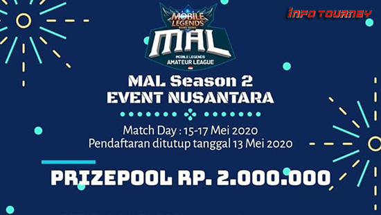 turnamen ml mlbb mole mobile legends mei 2020 mal season 2 logo