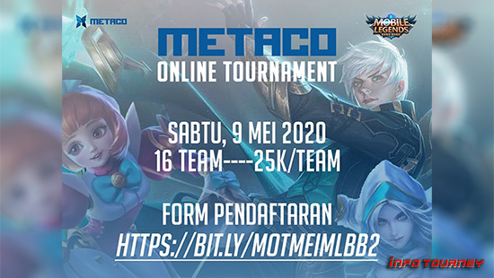 turnamen ml mlbb mole mobile legends mei 2020 metaco weekday season 2 logo