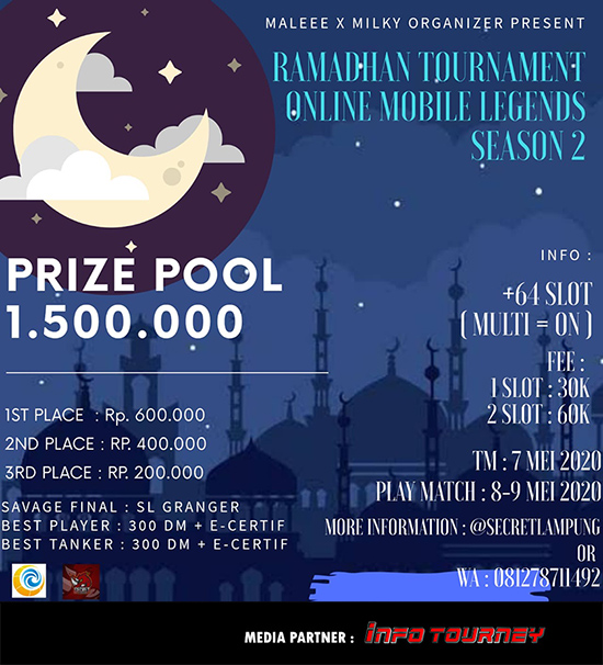 turnamen ml mlbb mole mobile legends mei 2020 ramadhan cup season 2 poster