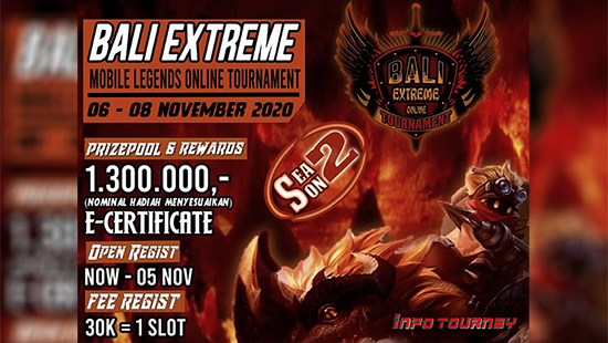 turnamen ml mlbb mole mobile legends november 2020 bali extreme season 2 logo
