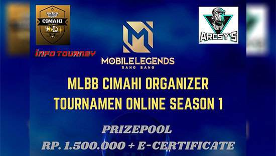 turnamen ml mlbb mole mobile legends november 2020 cimahi organizer season 1 logo
