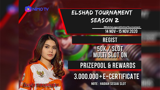 turnamen ml mlbb mole mobile legends november 2020 elshad season 2 logo