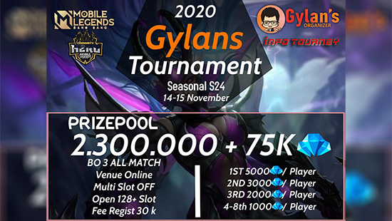 turnamen ml mlbb mole mobile legends november 2020 gylans season 24 logo