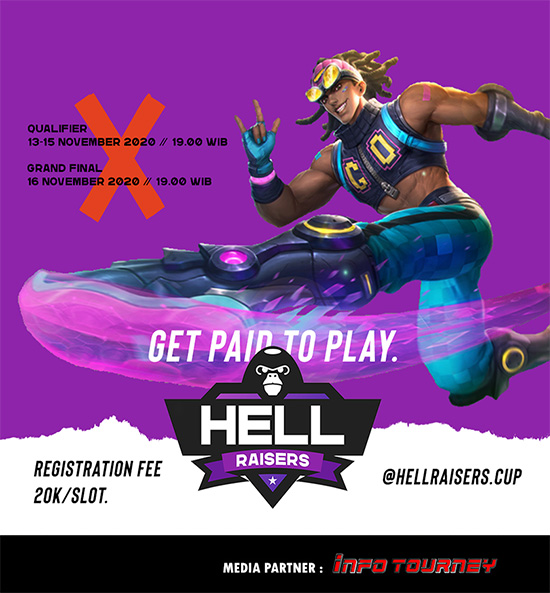 turnamen ml mlbb mole mobile legends november 2020 hellraisers cup season 1 poster 2