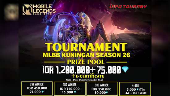 turnamen ml mlbb mole mobile legends november 2020 kuningan jabar season 26 logo