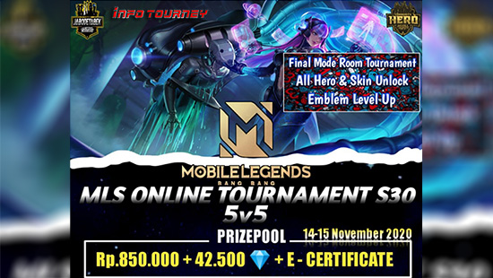 turnamen ml mlbb mole mobile legends november 2020 mls season 30 logo