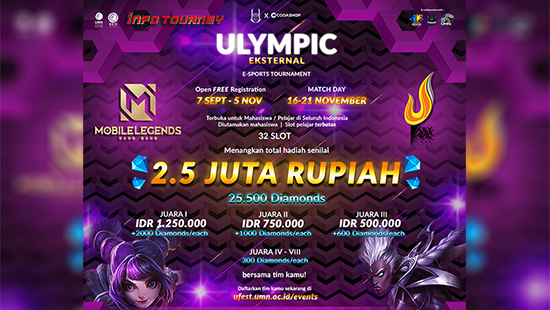 turnamen ml mlbb mole mobile legends november 2020 ulympic eksternal logo