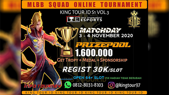 turnamen ml mlbb mole mobile legends november 2020 king tour id season 1 volume 3 logo 1