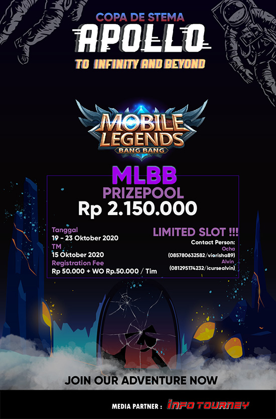 turnamen ml mlbb mole mobile legends oktober 2020 copa de stema 2020 poster