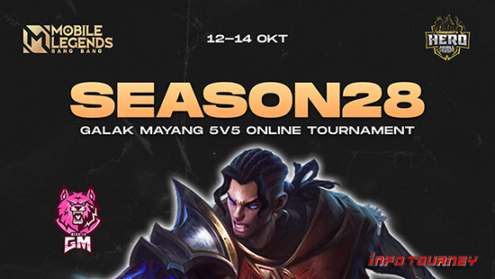 turnamen ml mlbb mole mobile legends oktober 2020 galak mayang season 28 logo