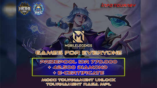 turnamen ml mlbb mole mobile legends oktober 2020 games for everyone logo