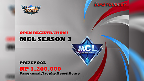 turnamen ml mlbb mole mobile legends oktober 2020 mcl season 3 logo