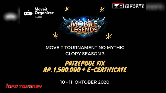 turnamen ml mlbb mole mobile legends oktober 2020 moveit no mythic glory season 3 logo