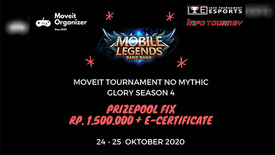 turnamen ml mlbb mole mobile legends oktober 2020 moveit no mythic glory season 4 logo