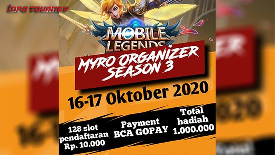 turnamen ml mlbb mole mobile legends oktober 2020 myro organizer season 3 logo 1