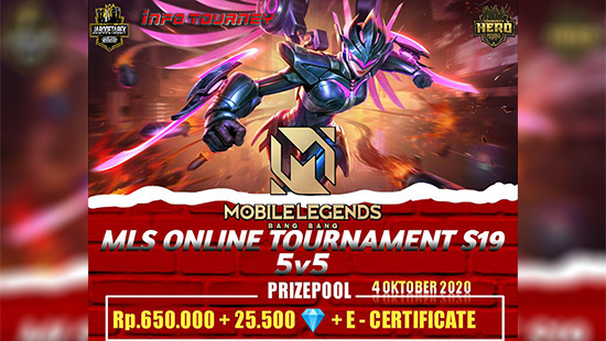 turnamen ml mlbb mole mobile legends oktober 2020 mls season 19 logo