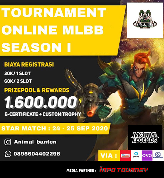 Turnamen Mobile Legends - Animal Banten Season 1