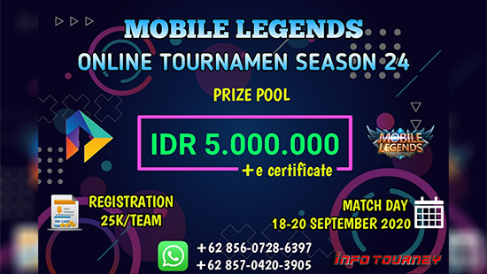 turnamen ml mlbb mole mobile legends september 2020 duration season 24 logo