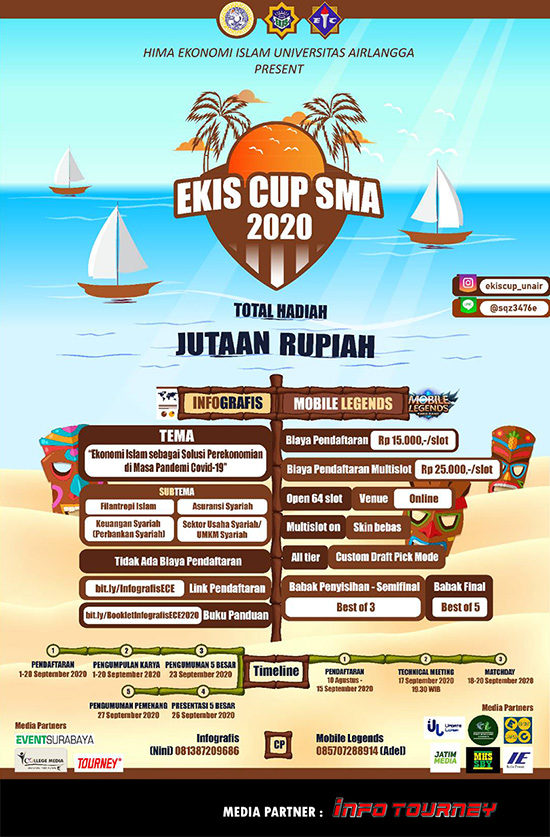 turnamen ml mlbb mole mobile legends september 2020 ekis cup sma 2020 poster
