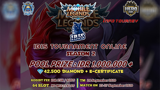 turnamen ml mlbb mole mobile legends september 2020 ibis x pec season 2 logo