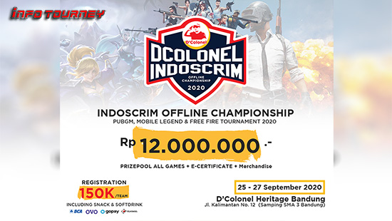 Turnamen Mobile Legends Indoscrim D Colonel Bandung