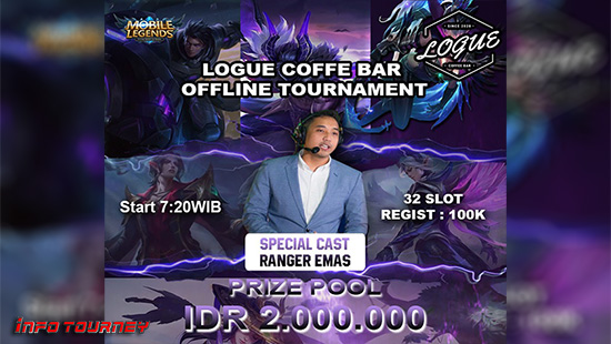 turnamen ml mlbb mole mobile legends september 2020 logue coffee bar logo