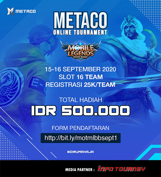 turnamen ml mlbb mole mobile legends september 2020 metaco september season 1 poster